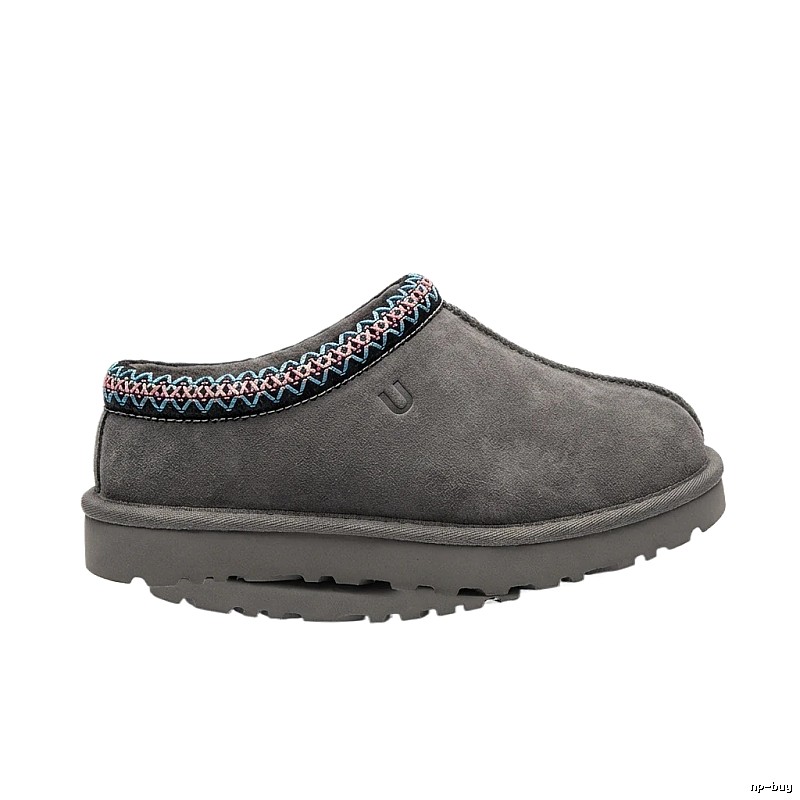 UGG retro embroidered style grey shoes