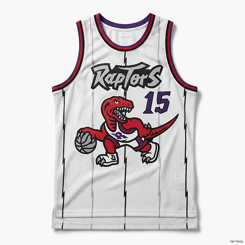 Vince Carter's white jersey of the Raptors team.