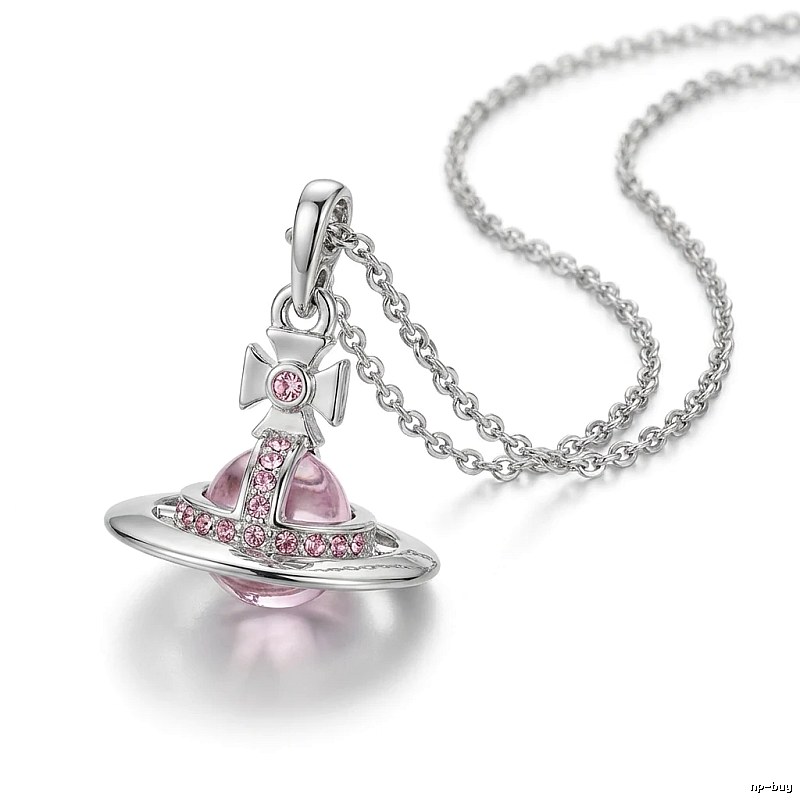 Vivienne Westwood Saturn series silver necklace
