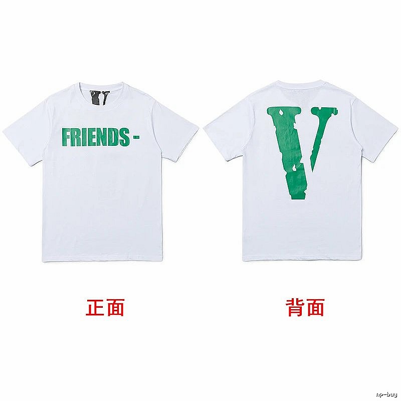 Vlone Statement Logo T-shirt Black Purple Vlone for Easy Pairing