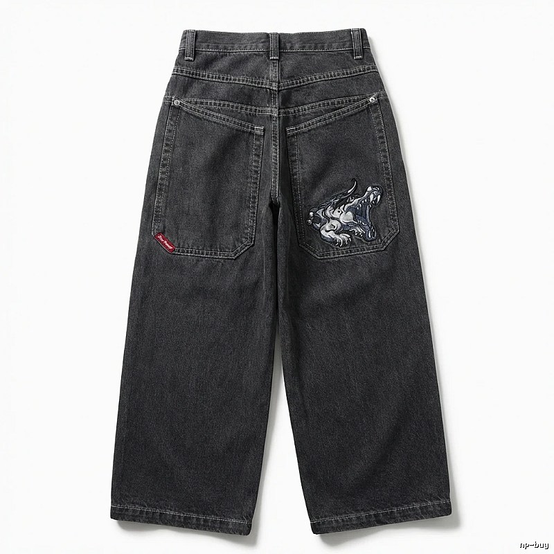 Y2K dark style jeans