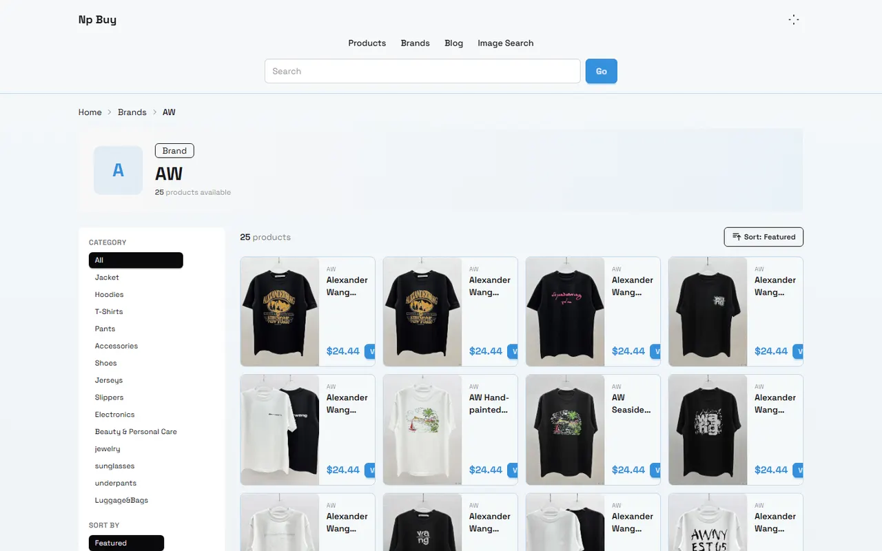 How to Filter Brands on npbuy visual guide for npbuy